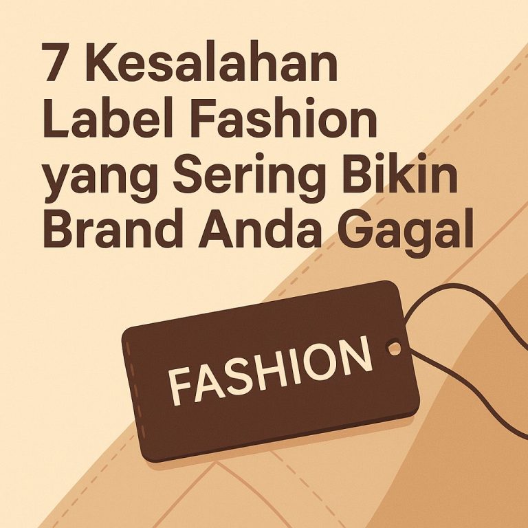 7 kesalahan label fashion