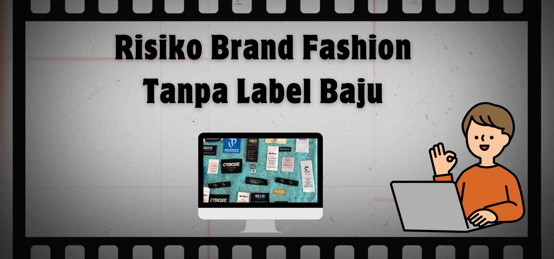 Resiko brand fashion tanpa label