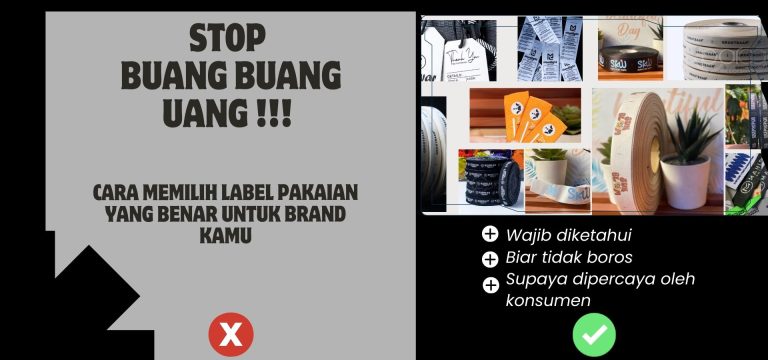 banner stop buang buang cara memilih label pakaian yang tepat