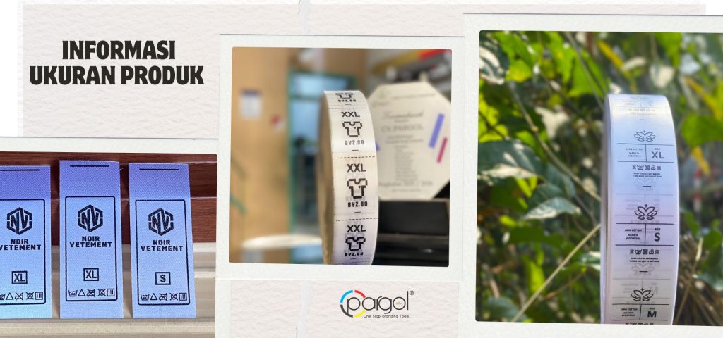 informasi ukuran produk