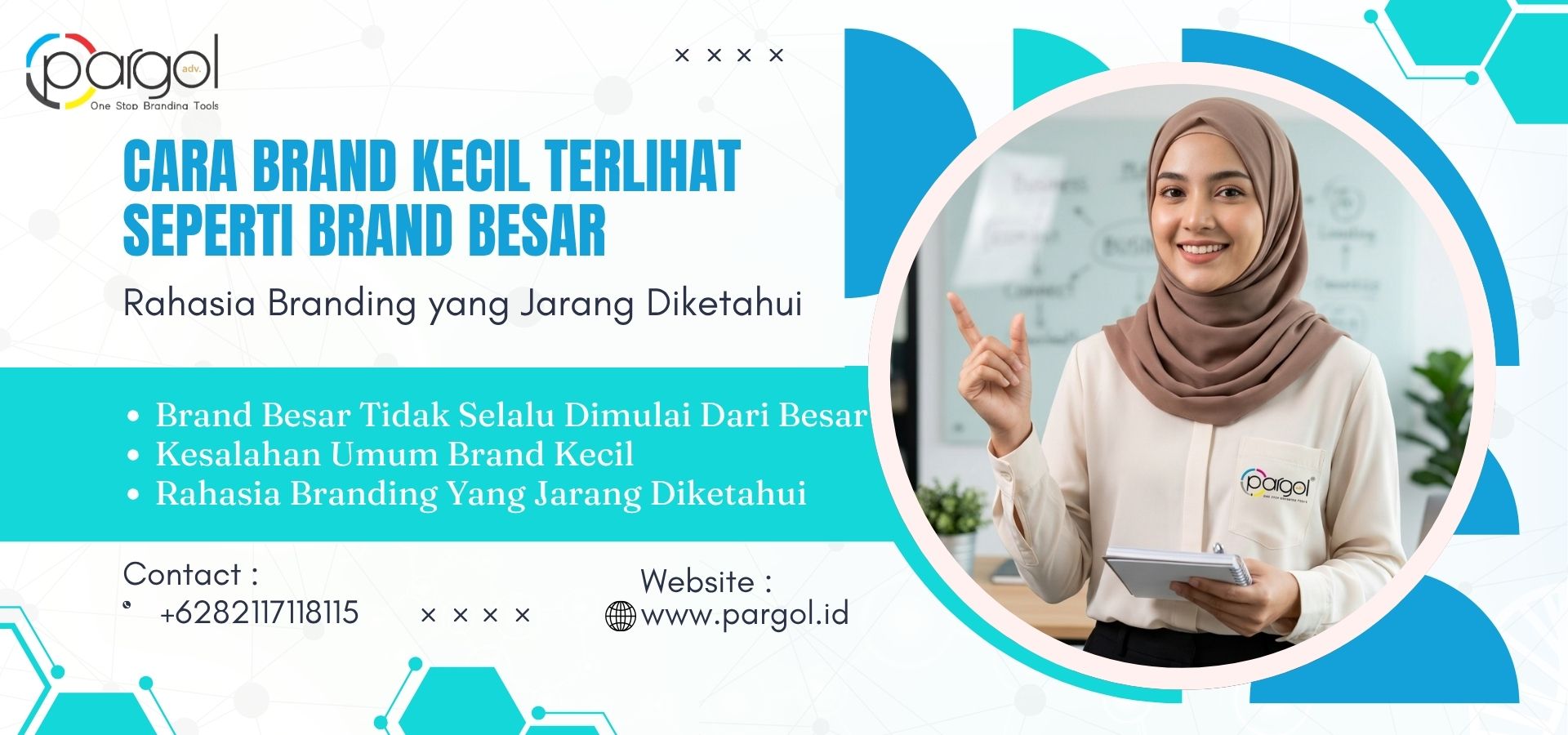 cara brand kecil terlihat seperti brand besar