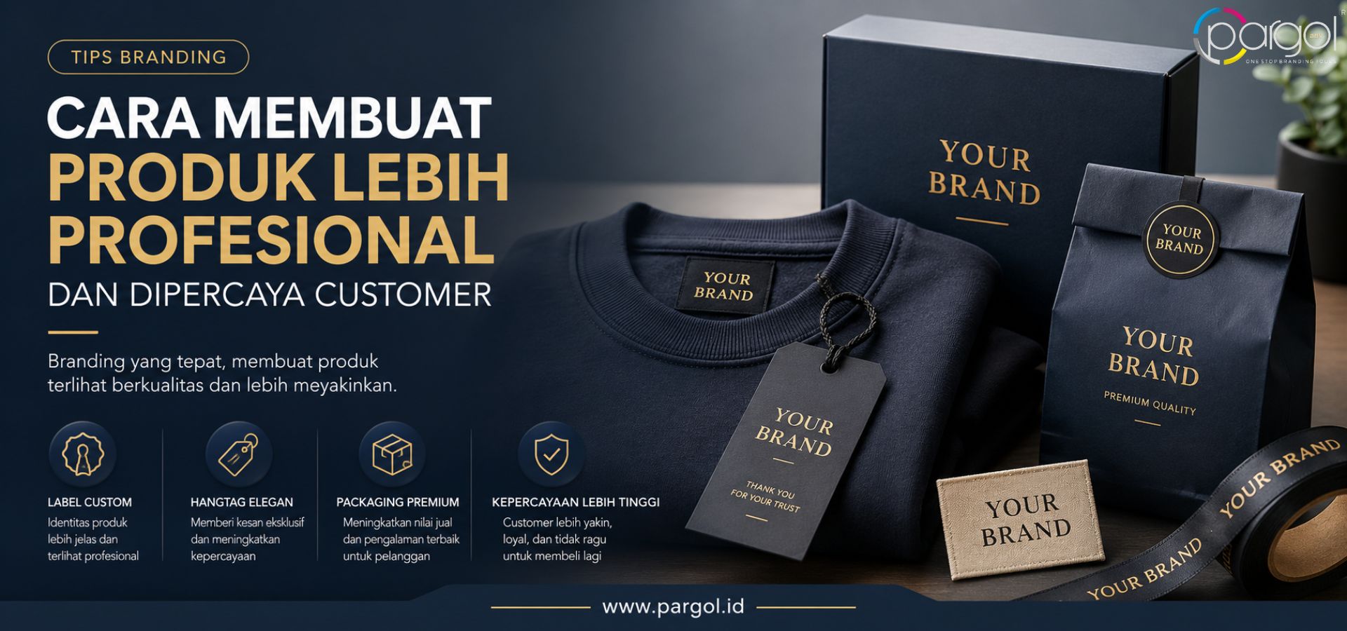 cara buat produk terlhat lebih profesional