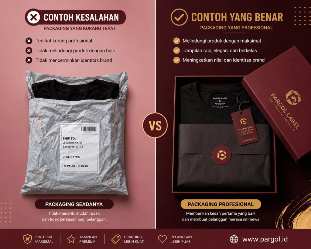 contoh packaging yg benar