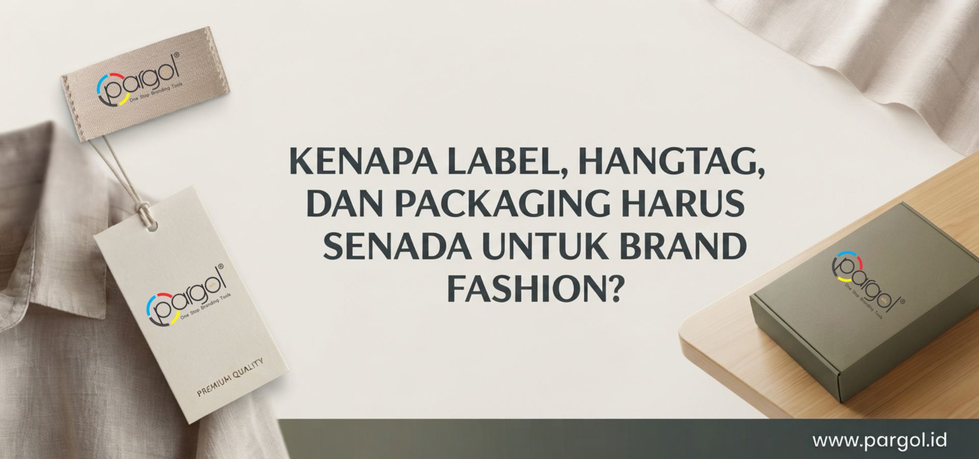 kenapa label hangtag harus senada
