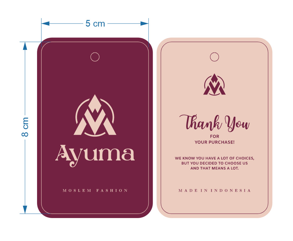contoh desain hangtag