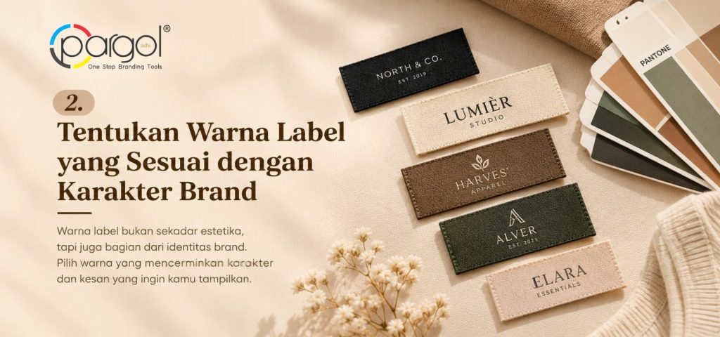 Tentukan warna sesuai identitas