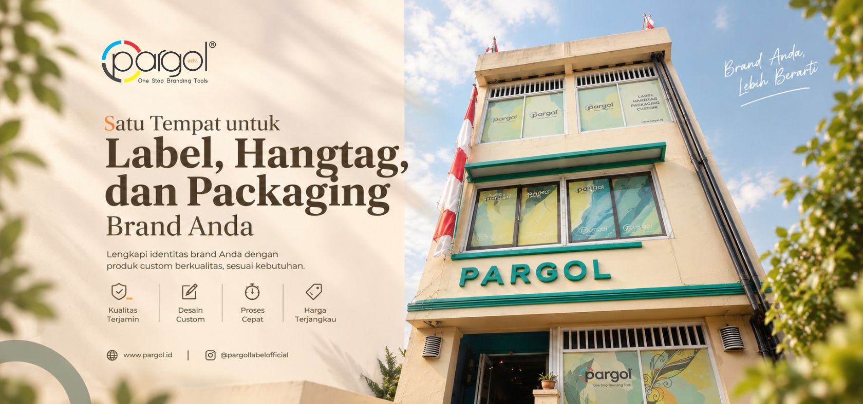 label, hangtag satu tempat